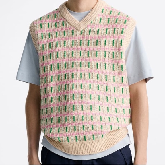 Zara Man Sweater Vest - Picture 4 of 5